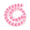 Transparent Glass Beads Strands LAMP-F029-04D-2