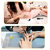 10Pcs 10 Colors Arch Shaped Imitation Leather Nail Clipper Cases DIY-CL0002-28B-5