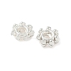 ABS Electroplated Snowflake Plastic Spacer Beads KY-I002-01B-2
