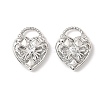 Brass Micro Pave Cubic Zirconia Pendants KK-K351-63P-1