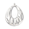 304 Stainless Steel Pendants STAS-P386-04P-B-1