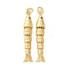 Rack Plating Brass Micro Pave Cubic Zirconia Pendants KK-M309-38J-G-1