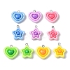 Opaque Resin Pendants RESI-P039-02A-1