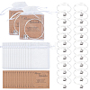 40Pcs Iron Expandable Charm Bangles BJEW-ME00001-1