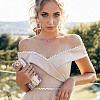 3 Yards Glass Rhinestone Chains DIY-DR0002-10E-5
