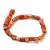 Dyed Natural Imperial Jasper Beads Strands G-F833-A01-01D-3