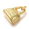 Rack Plating Brass Pendants KK-I720-60G-2