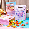 5Pcs 5 Styles Printed Paper Gift Tote Bags ABAG-TA0001-53-7