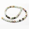 Natural Flower Amazonite Beads Strands G-D840-24-8mm-2