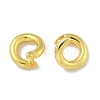 Brass Twister Clasps KK-P284-13G-1