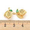 Brass Micro Pave Cubic Zirconia Pendants KK-K369-02G-06-3