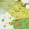 34Pcs Sunflower DIY Knitting Tool Sets HJEW-AB00701-5