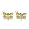 Light Gold Plated Alloy Charms ENAM-T009-02C-2