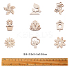 Unfinished Wood Piece Decorations WOOD-CJ0001-44-2
