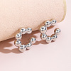 Alloy C-shaped Cuff Earrings for Women WGEF1AE-08-1