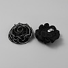 Flower Polyester Shoe Decoration AJEW-WH0348-632-2