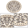 Wooden Basket Bottoms AJEW-WH0129-07A-4