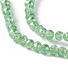 Electroplate Glass Beads Strands X-EGLA-R048-2mm-10-4