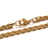 304 Stainless Steel Rope Chain Necklaces LS-NJEW-F112-02C-G-1