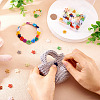 80Pcs 2-Hole Porcelain Buttons PORC-PJ0001-02B-6