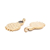 PVD Vacuum Plating 304 Stainless Steel Enamel Pendants STAS-G255-07G-3