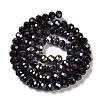 Baking Electroplate Glass Beads Strands DGLA-A039-J8mm-B20-2
