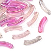 30Pcs 3 Colors UV Plating Transparent Rainbow Iridescent Acrylic Beads OACR-YW0002-51-1