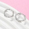 304 Stainless Steel Twist Hoop Earrings for Women EJEW-A130-02B-P-5