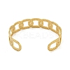 304 Stainless Steel Oval Open Cuff Bangles for Women LS-BJEW-E100-05G-3