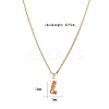 Cubic Zirconia Puzzle Pendant Necklaces VP6422-2-1