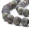 Natural Dragon Blood Stone Beads Strands G-T106-143-2