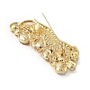 Cheetah Zinc Alloy Rhinestones Brooches LS-JEWB-R055-02G-03-2