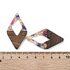 Walnut Wood Pendants FIND-Z050-02F-3