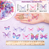 160Pcs 16 Style Polyester Fabric Wings Crafts Decoration DIY-SC0019-39-2