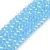 Electroplate Glass Beads Strands EGLA-A044-J2mm-A04-1