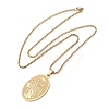 304 Stainless Steel Pendant Necklaces NJEW-B153-02C-G-2