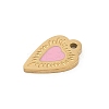 304 Stainless Steel Enamel Charms STAS-I325-054G-01-2