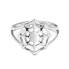 Non-Tarnish 304 Stainless Steel Spider Web Adjustable Rings for Women RJEW-I097-07P-2