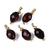 Dyed Natural Red Tiger Eye Pendants GG-N004-02G-06-1