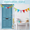 Linen & Twine Pennant Flags Banners DIY-WH20001-99G-5
