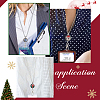 SUNNYCLUE DIY Interchangeable Christmas Office Lanyard ID Badge Holder Necklace Making Kit DIY-SC0022-02-5