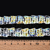 Baking Paint Electroplate Transparent Glass Beads Strands EGLA-N020-05I-4