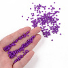 Baking Paint Glass Seed Beads SEED-S001-K13-4