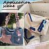 20Pcs Spray Painted Eco-Friendly Alloy Swivel Snap Hook Clasps FIND-SC0017-11-4