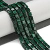 Natural Malachlite Beads Strands G-Q185-A02-01-2