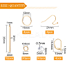 DIY Vertical Bar Pendant Earrings Making Kit DIY-BC0004-49-2