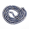 Baking Paint Transparent Glass Beads X1-DGLA-N011-6mm-08-2