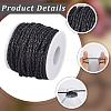 19M Braided Imitation Leather Cords LC-CL0001-02A-5