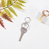 Alloy Keychain Clasp Findings KEYC-OC0001-002-3
