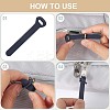 24Pcs 4 Colors Imitation Leather Zipper Pull Fixer Replacement for Tab Luggage Purse Repair Accessories DIY-GF0011-62A-5